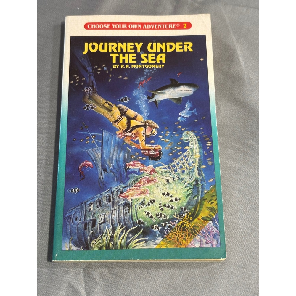 Journey Under the Sea Choose Your Own Adventure 2 RA Montgomery Vintage 1989 PB